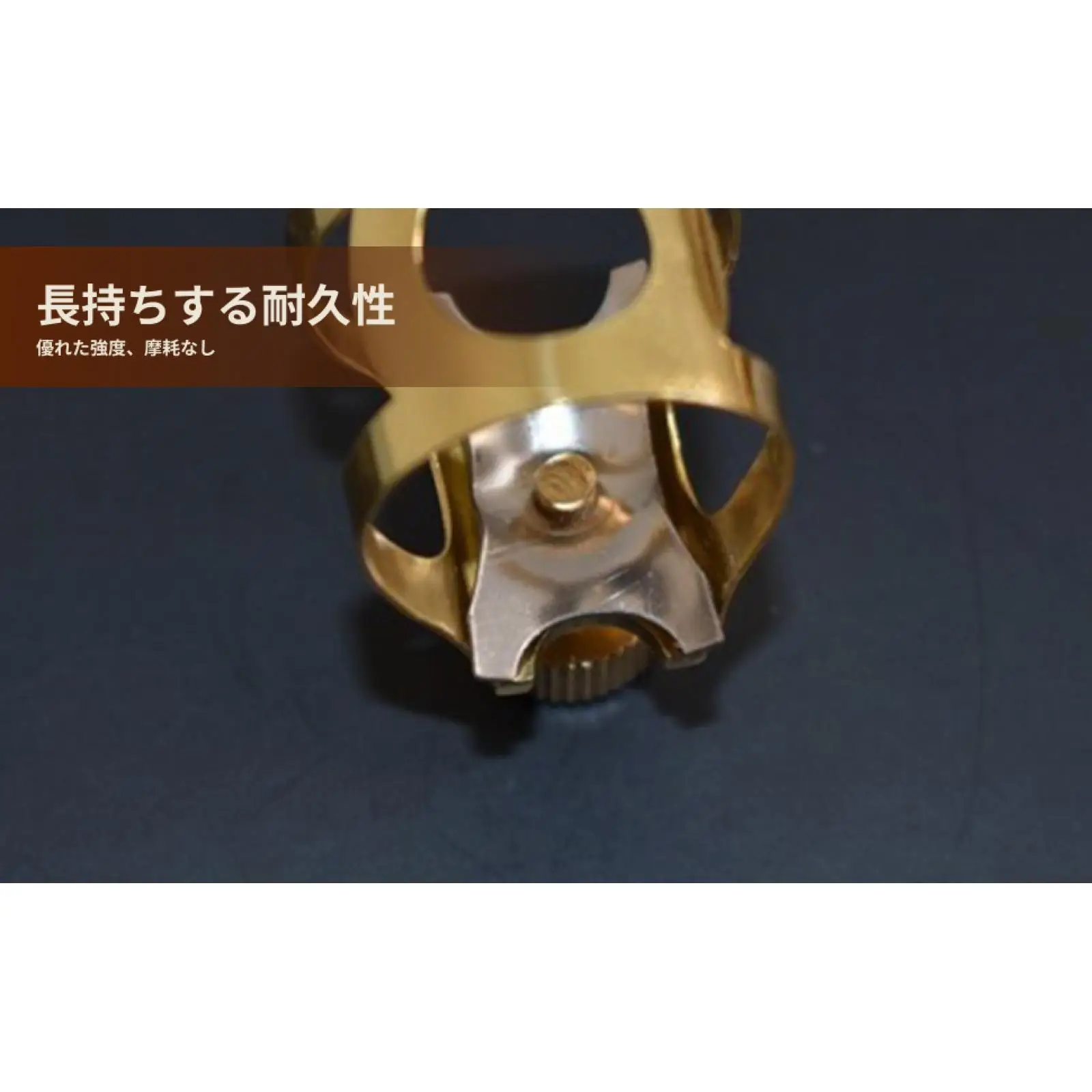 Saxophone Alto Mouthpiece Ligature Brass Clip Screw Adjustment Metal Fastener for Sax High Compatibility and Repair Tools