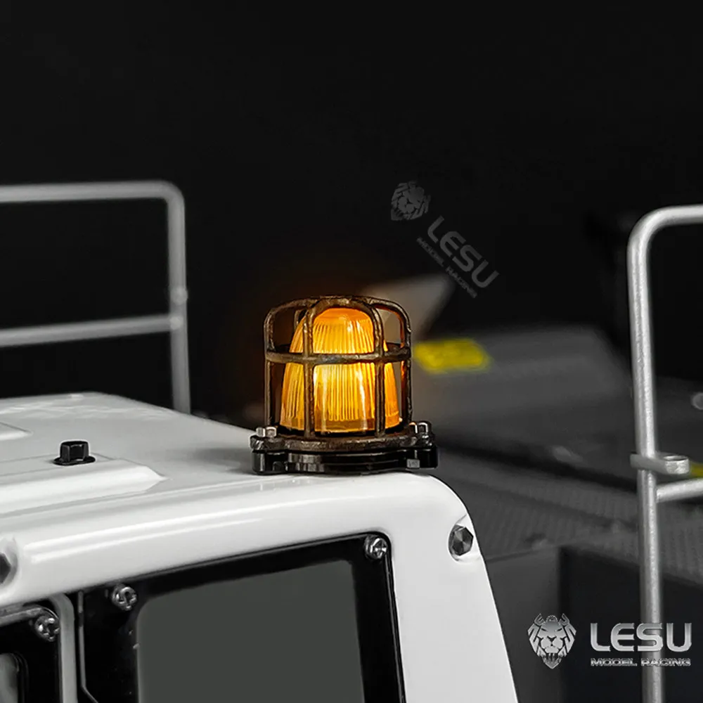 LESU RC 1/14 truck model toy rotating light S-1302 ceiling light Truck DIY Upgrade Accessory Toy