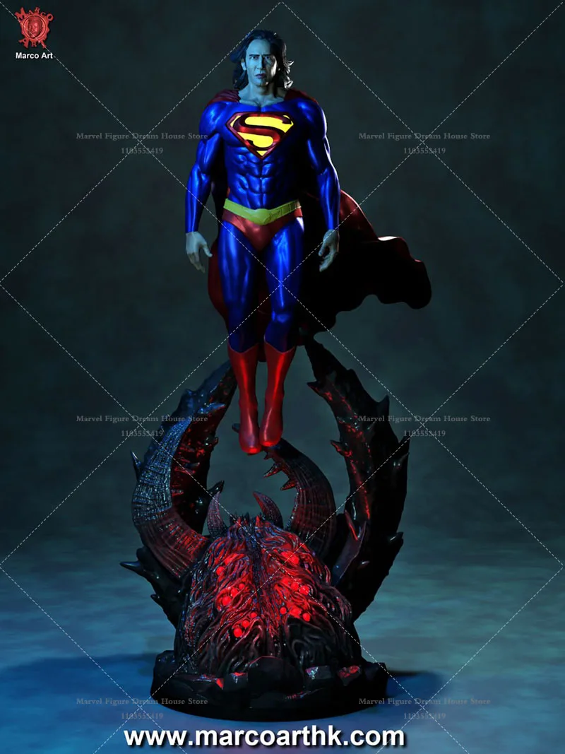 1/24 1/18 Maßstab DC Superman Resurrected Cage Edition Giant Spider Fantasy Film DIY Selbstmontierte GK 3D Resin Un-panited Doll