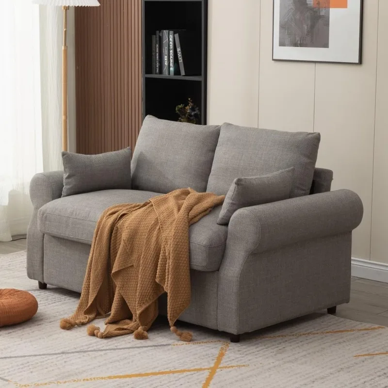 Linen Fabric Sofa, … - image