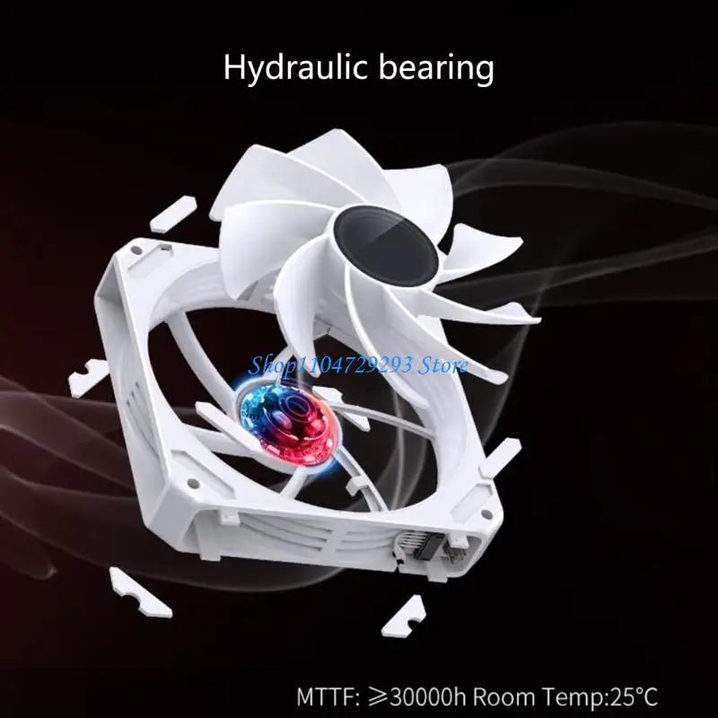 

Y2GD ZG-120B/W ПК Регулируемый вентилятор ARGB охлаждающий вентилятор Sync Fans Argb 5 В постоянного тока Скорость