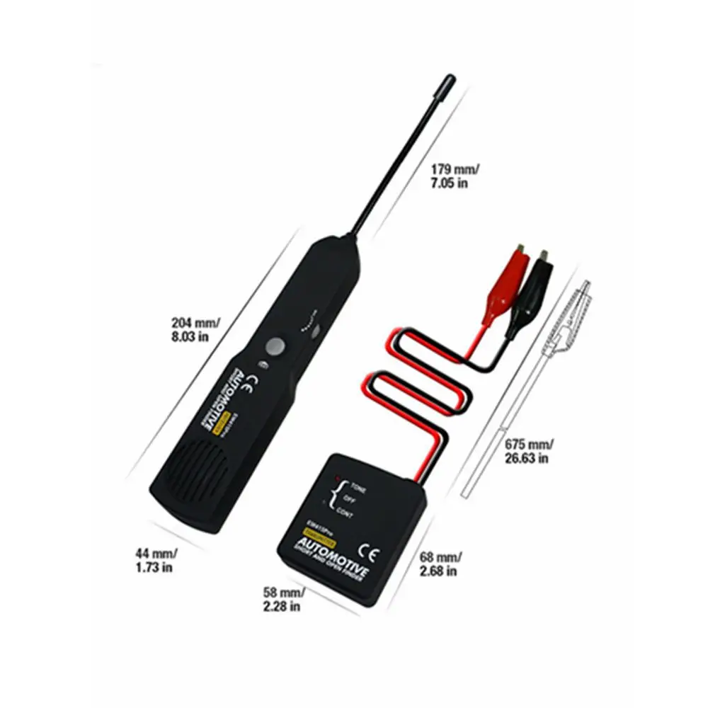 EM415PRO Automotive Short Cable Tracker & Open Wire Finder Universal EM415 PRO 6-42V DC Vehicle Repair Detector Tracer