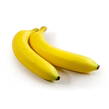 인공 바나나 장식 플라스틱 가짜 과일, 사실적인 디스플레이 사진 시뮬레이션 바나나 홈 과일 장식, 2 개 20cm 