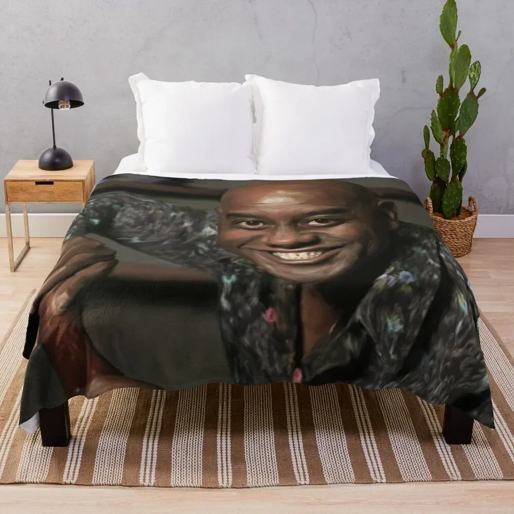

Spicy Ainsley - A portrait in oil Throw Blanket Weighted for winter manga Picnic Blankets