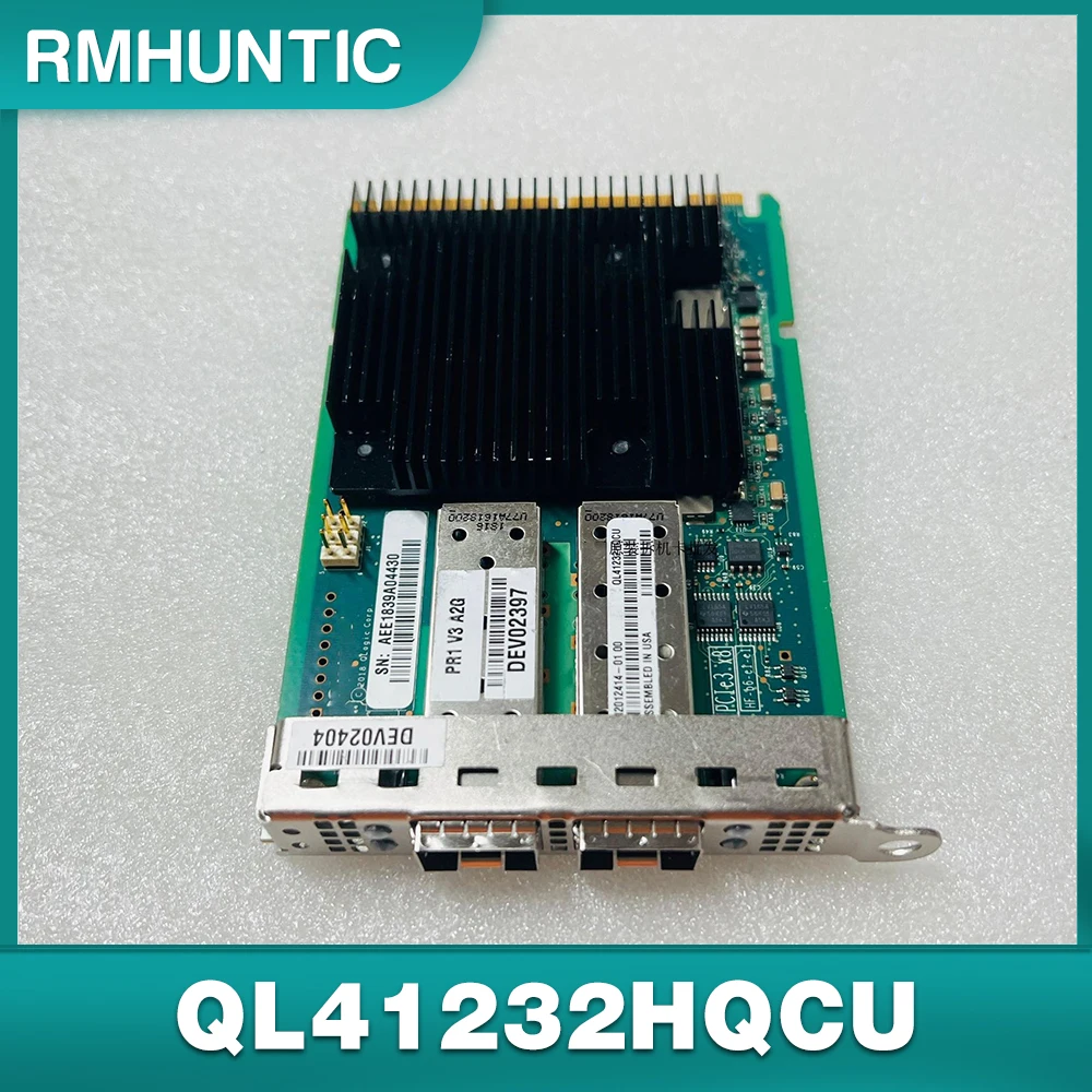 

Для Qogic 10/25G SFP + Двухпортовая 10G волоконно-оптическая сетевая карта QL41232HQCU