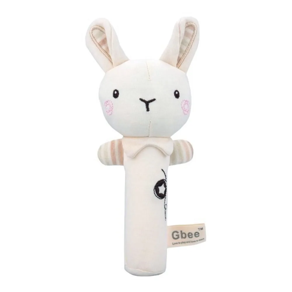 Cute Cartoon Animals Hand Shaker Soft Newborn Comfort Unisex Educational Handbells Comfort Infant Rattle
