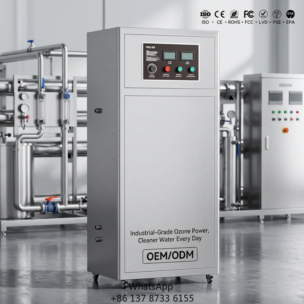 Heavy Duty 100g/h Ozone Generator Industrial Water Ozonator Multi Functional Ozone Machine For Water Treatment Project