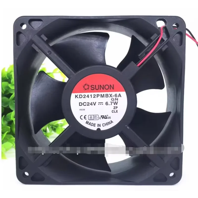 

Ltsf For SUNON KD2412PMBX-6A DC 24V 6.7W 120x120x38mm 2-Wire Server Cooling Fan 12cm