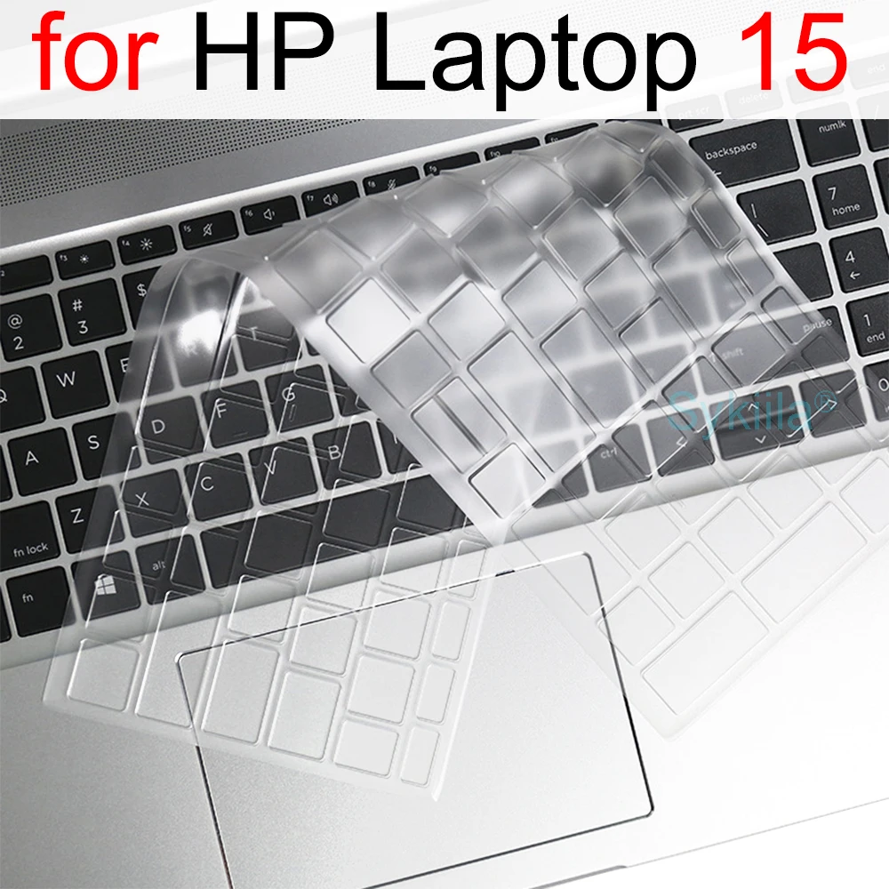 Keyboard Cover for HP Laptop 15 15t 15-fd 15-fc 15-ef 15-dw 15-dy 15g 15q 15s 15z Essential Silicone Protector Skin Film Case