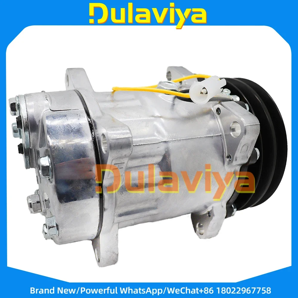 

New SD7H15 Air Conditioning Compressor 24V For VOLVO FL 10 10/320 11104419 11412632 15082742 845018 32469 78606 14-8045