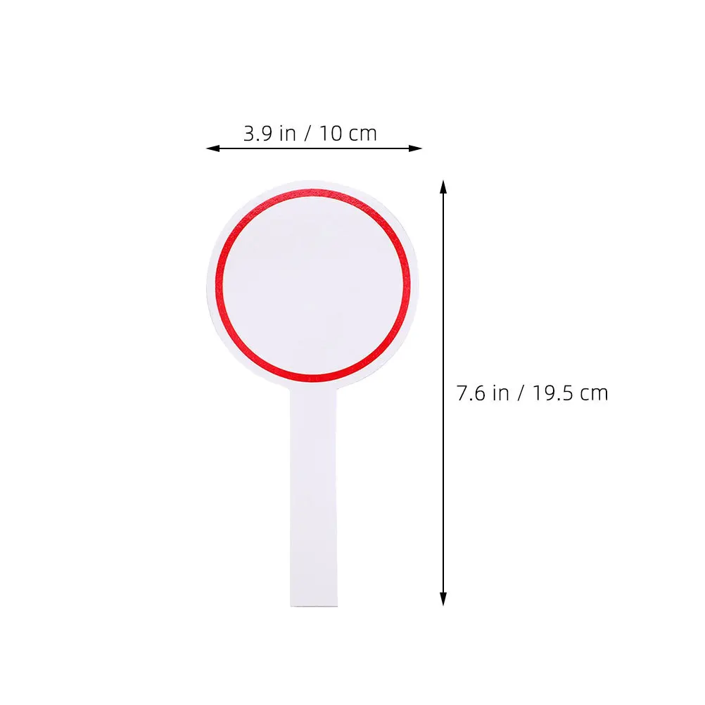 12 قطعة لوحة النتائج المحمولة القابلة للكتابة الجافة محو مجداف المجلس للألعاب الرياضية التصويت التسجيل ألواح بيضاء صغيرة قابلة لإعادة الاستخدام خفيفة الوزن #3
