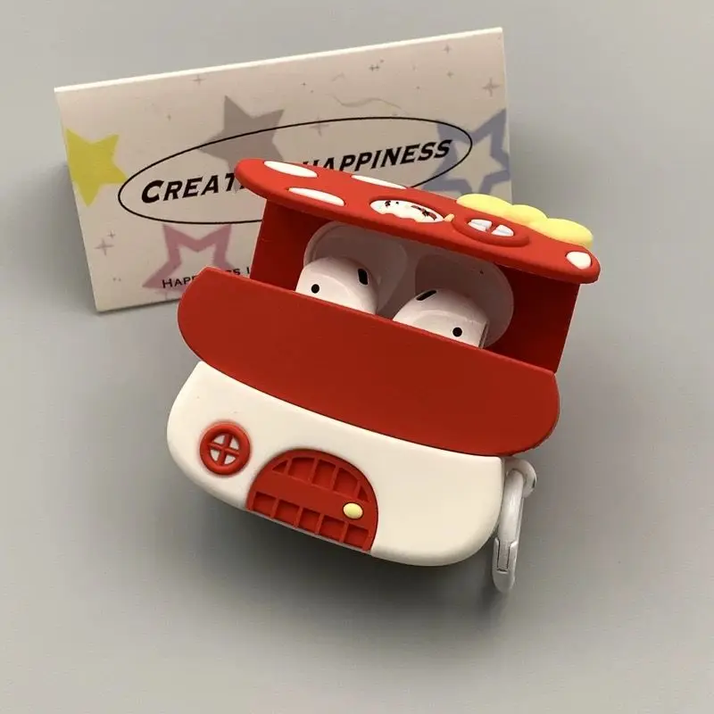 Nova hello kitty dos desenhos animados kt gato bluetooth fone de ouvido sem fio caso 1/2 geração airpods4 fone de ouvido proteção caso decoração