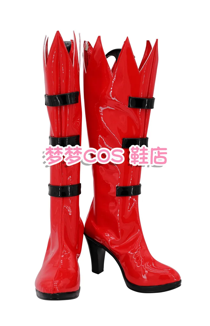 Undertale Charaktere Underfell Papyrus Cosplay Schuhe Kostüm Stiefel Rote Kunstleder Stiefel Halloween Karneval Requisiten
