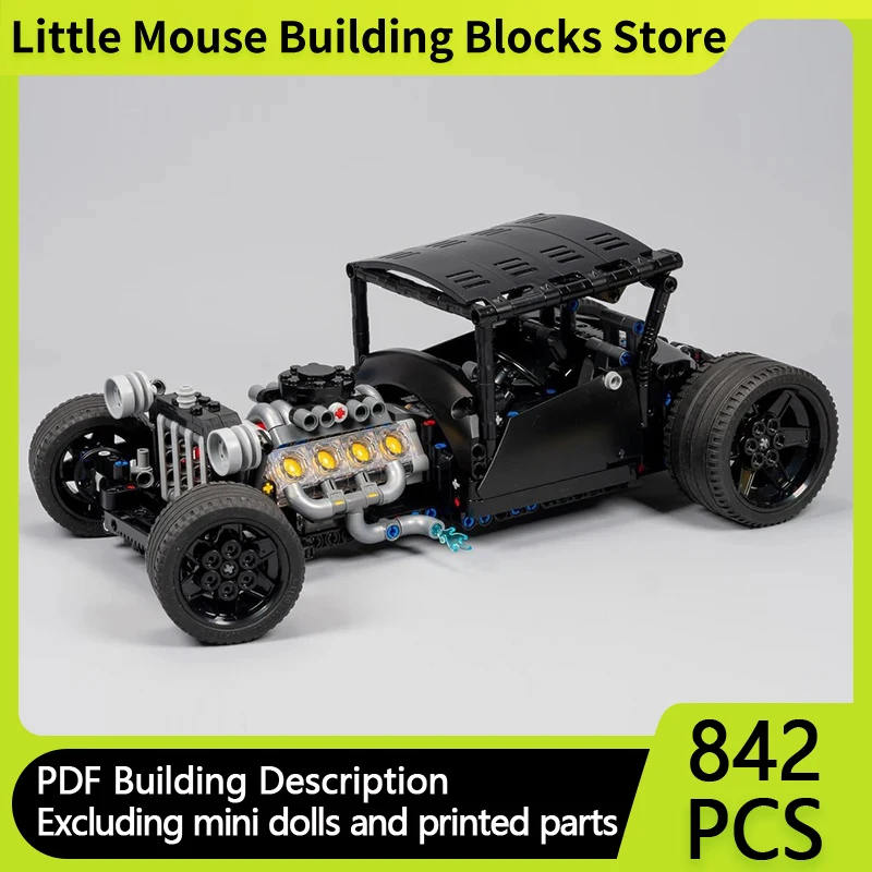 

Speed Champion City Car Model MOC Building Bricks Retro Sports Car Modular Technology Gifts Children Toys Suit Holiday Assemble