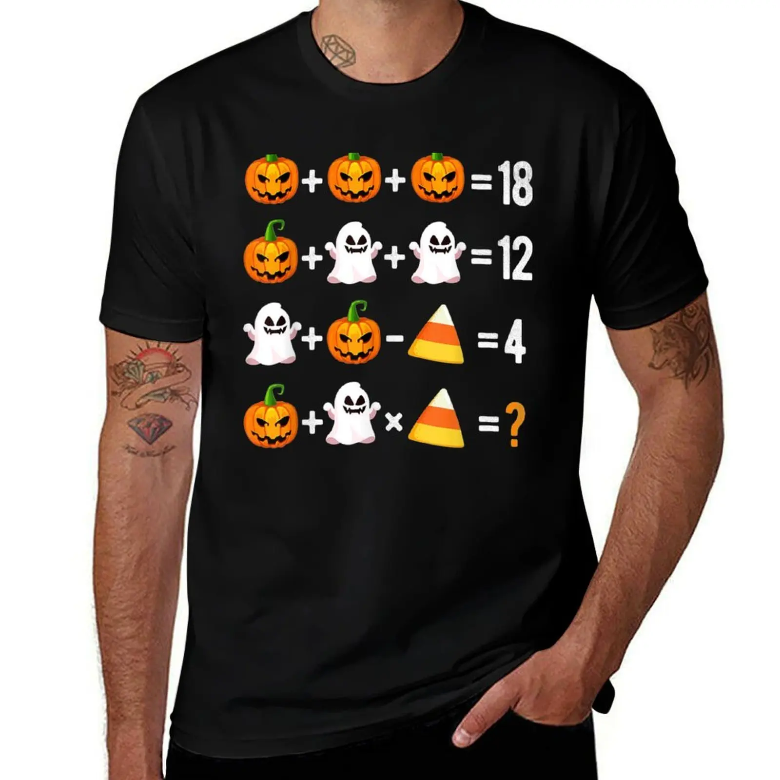 

Halloween Order Of Operations Quiz Math Teacher Gift T-Shirt graphic t shirts for man man t shirt designer T-Shirt
