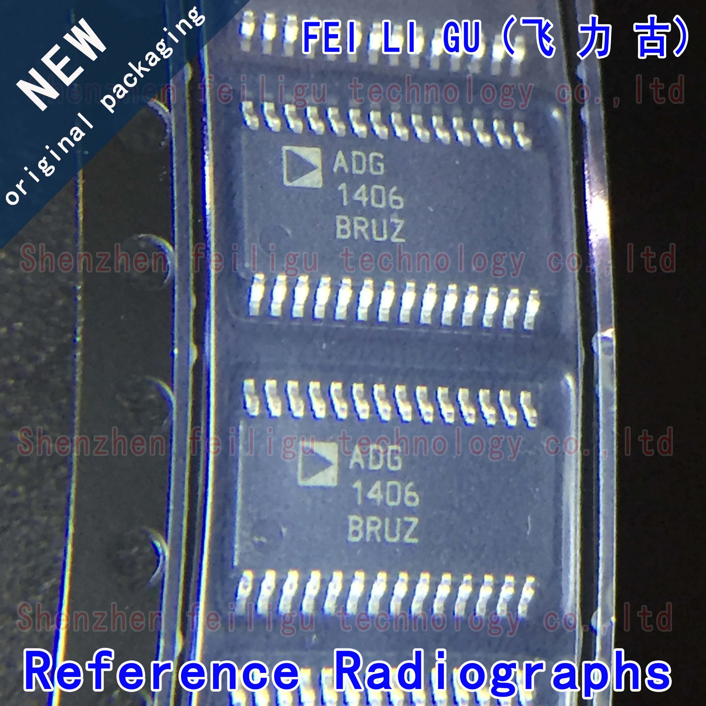 1/10/30PCS 100% New original ADG1406BRUZ-REEL7 ADG1406BRUZ ADG1406BRU ADG1406 Package:TSSOP16 Analog Switch/Multiplexer Chip