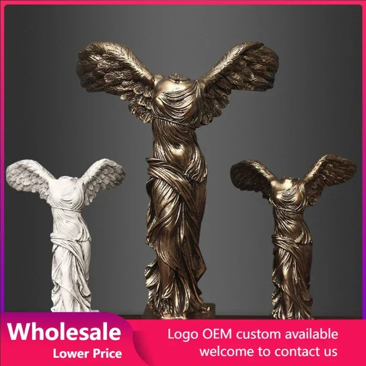 European Decoration Craft Office Ornament Home Furnishing Desktop Fairy Figurines God Statue Resin Goddess Statue