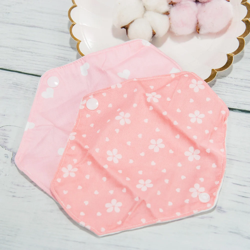 1pc Soft Women Panty Liner Cloth Napkin Reusable Menstrual Pads Washable Sanitary Pads Period Cotton Pads Feminine Hygiene 180mm