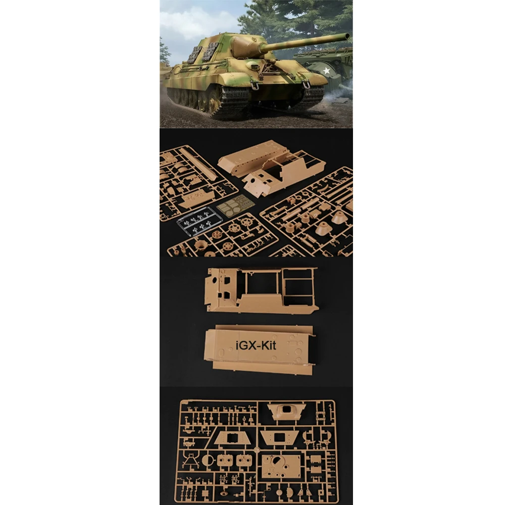 

Hobbyboss 84562 1/35 Scale SdKfz186 Jagdtiger Tank Destroyer Vehicle Hobby Craft Plastic Model Assembly Building Kit