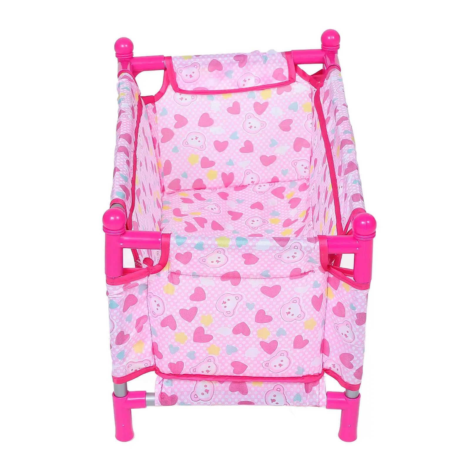 Mobili Letto Giocattolo Mini Trolley Modello per Accessori Casa delle Bambole Bambino
