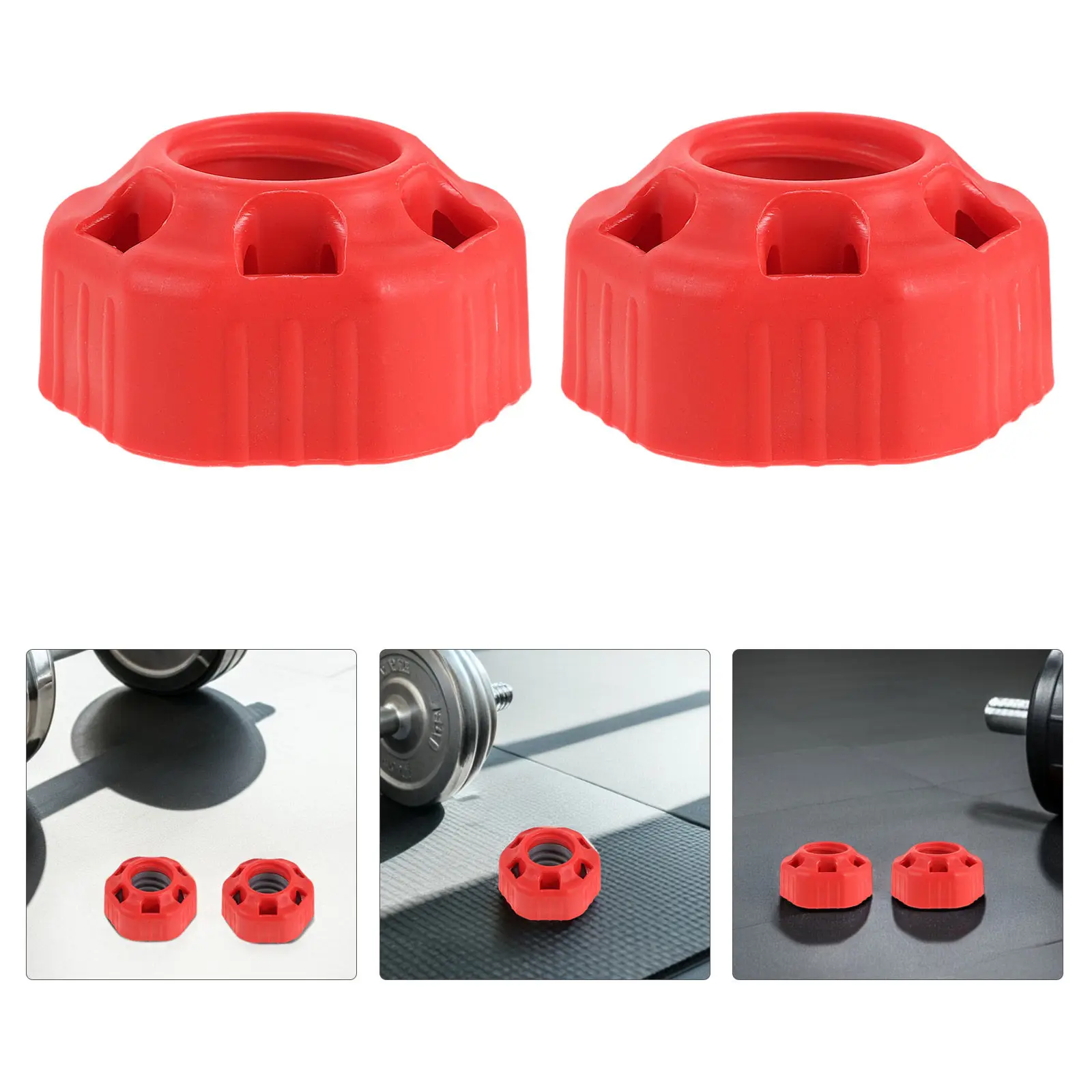 10Set Dumbbell Nut Anti-Loosening Barbell Collars Secure Locking Weight Bar Clips Gym Fitness Accessories Dumbbell Fixing Kit