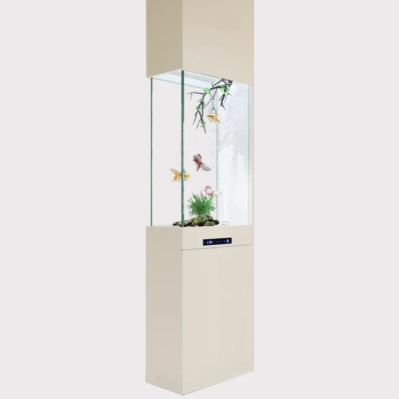 Partition cabinet, screen, living room entrance, water-free aquarium