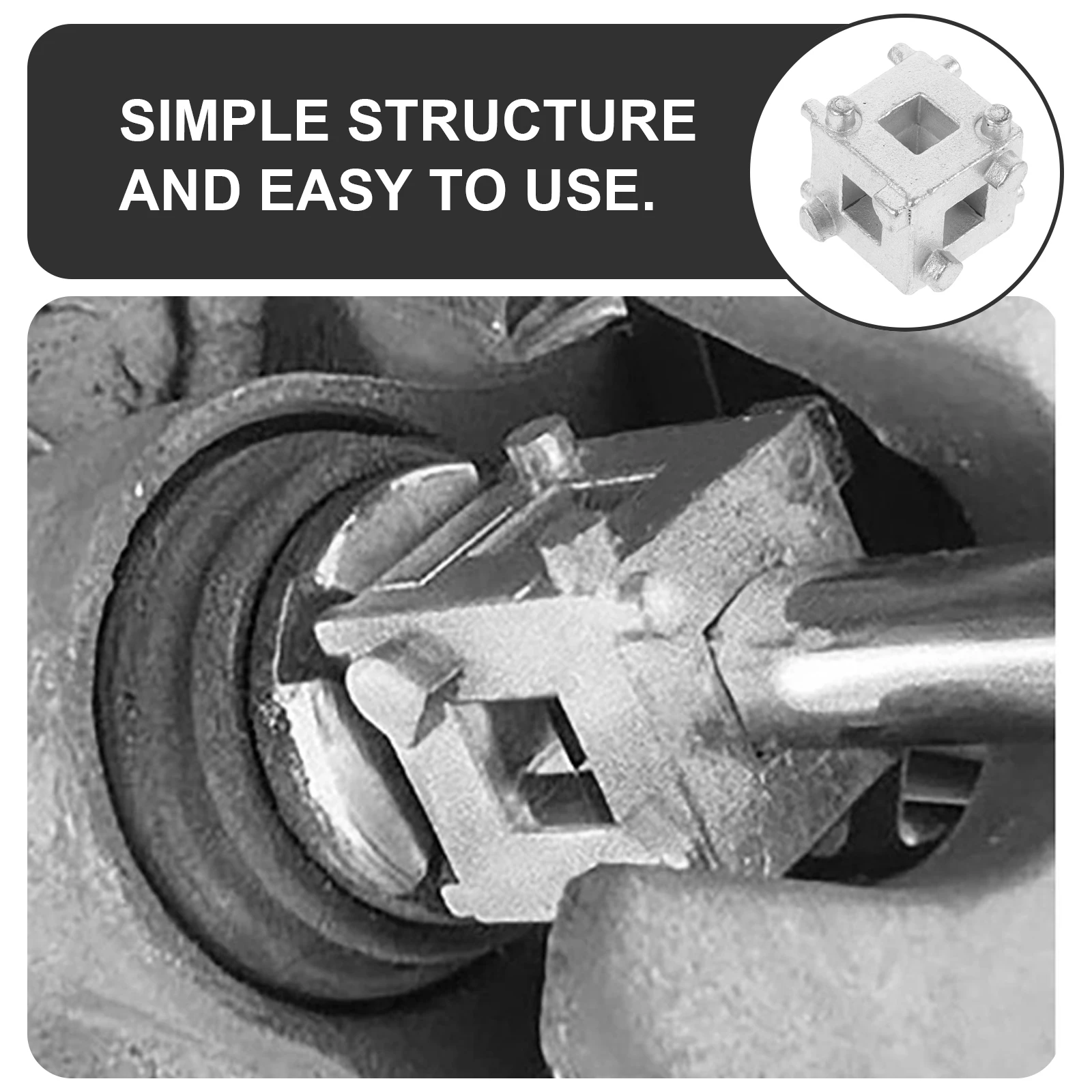 

Professional Auto Repair Disc Caliper Cube Rear Piston Tool For Car Maintenance Durable Lightweight Easy Installation Automotive
