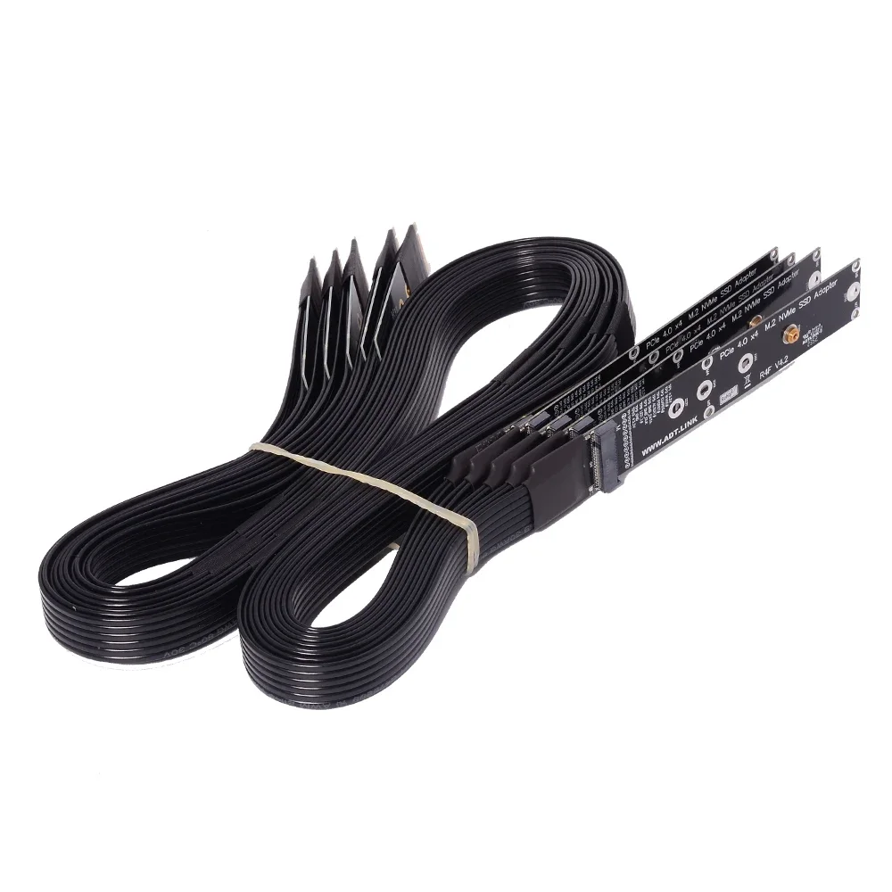 NVMe SSD Riser Card R44SF K44SF K44SH M.2 Extension Cable Solid State Drive Support PCI Express 3.0 4.0 5.0 X4 Interface
