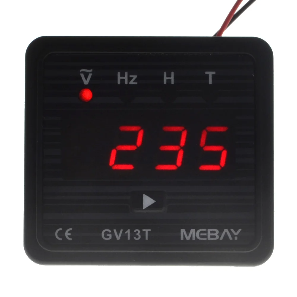 BC GV13T Diesel Generator Digital Voltmeter Frequency Test Hour Panel Meter AC110V AC220V AC380V Generator Accessories