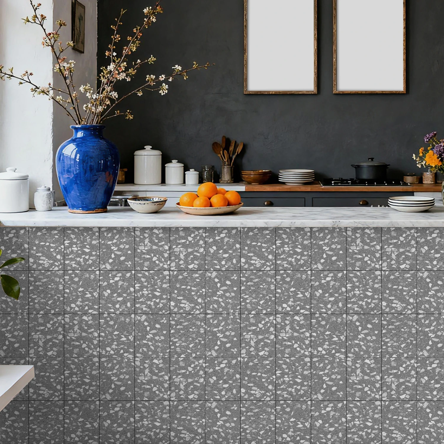

Stone patterned tile self-adhesive sticker, easy to stick detachable wall sticker, suitable for home decoration wall stickers