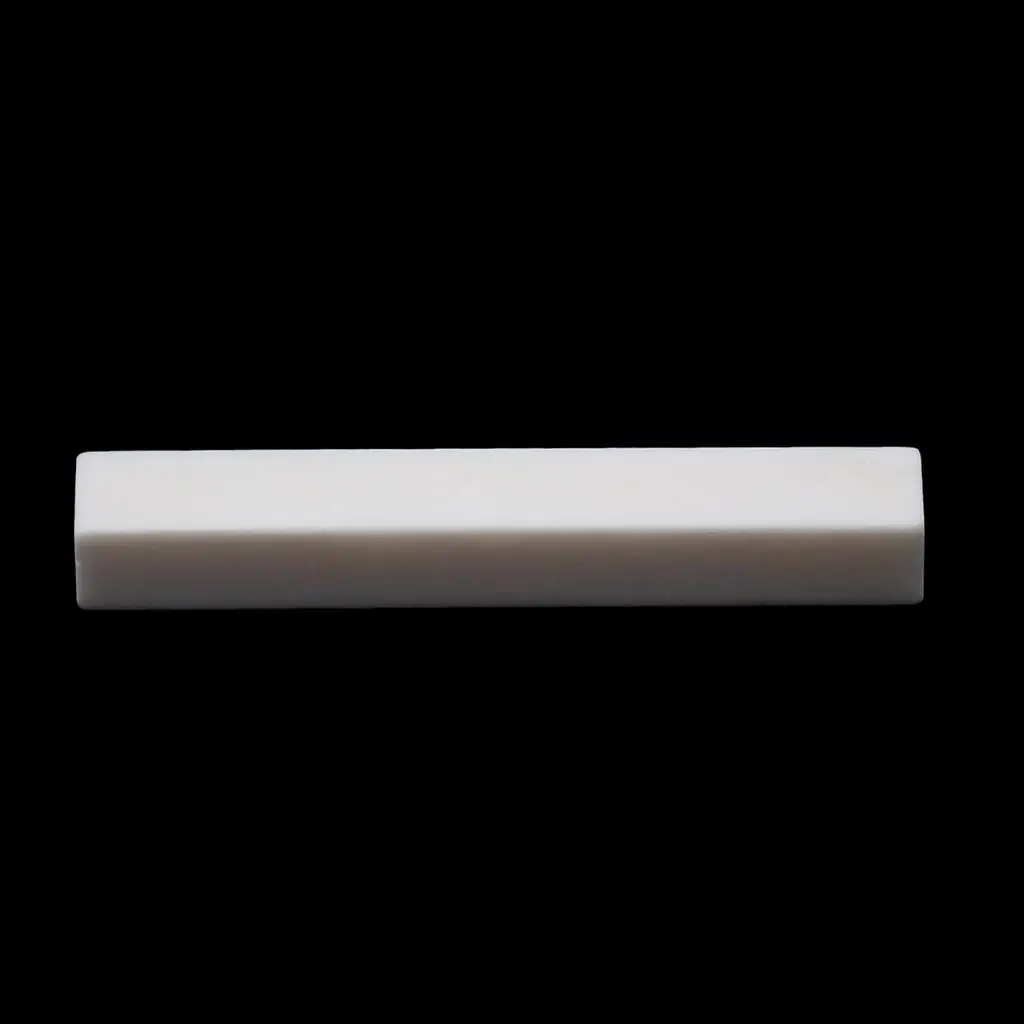 52mm Beige Cattle Bone Guitar Top Nut Replacement for Acoustic Guitars