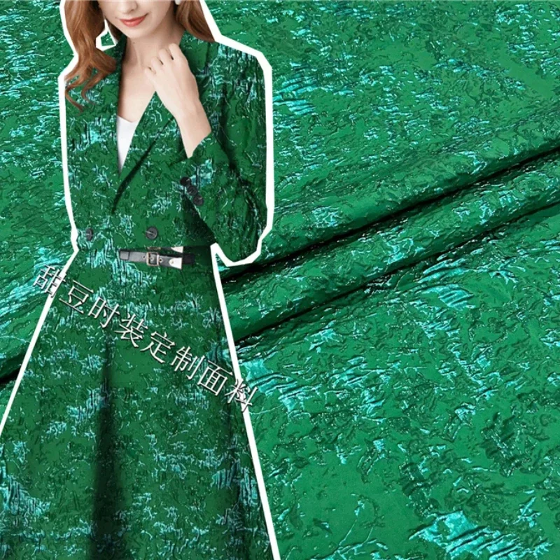 

Жаккардовая парчовая ткань с золотой проволокой, окрашенная в пряже, европейский бренд, модное платье, плащ, дизайн, шитье, оптовая продажа, ткань на метр