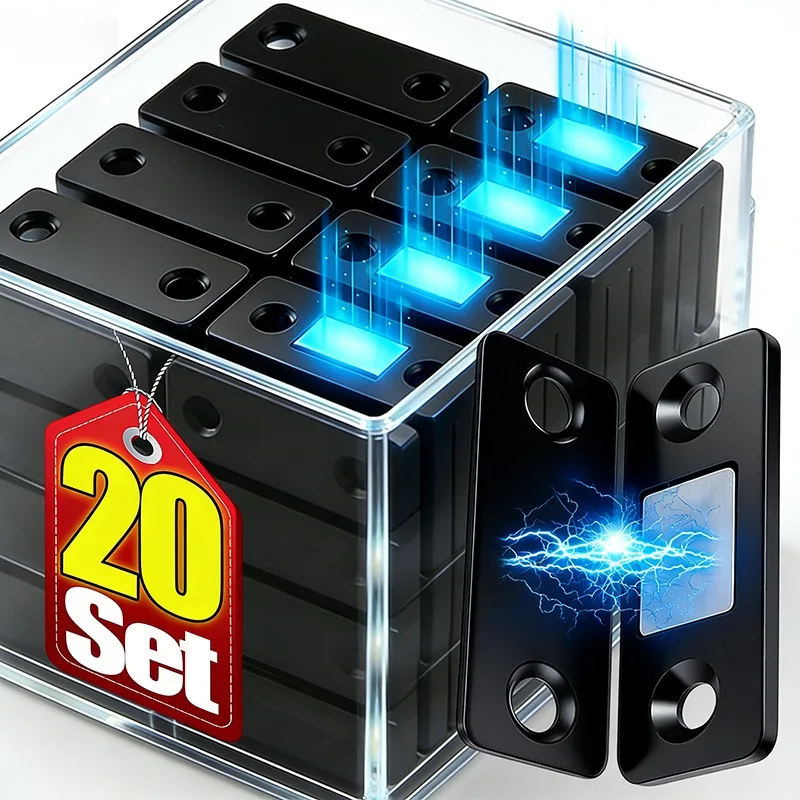 

Оптовые ультратонкие магнитные защелки для дверей, магниты-затворы для шкафов, самоклеящиеся магнитные листы для ящиков и окон