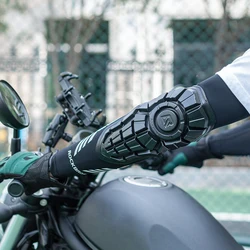 ROCKBROS Summer Ice Silk Motorcycle Protective Elbow Pads Cycling Arm Protection Elbow Racing Guards Pad Motorcycle Street Gear