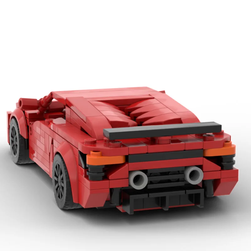 ตัวต่อรถแข่งซูเปอร์คาร์สีแดง 527 ชิ้น ชุดตัวต่อเทคโนโลยี รถแข่งความเร็วสูง ของเล่นตัวต่อสำหรับเด็กและผู้ใหญ่ ของขวัญคริสต์มาส