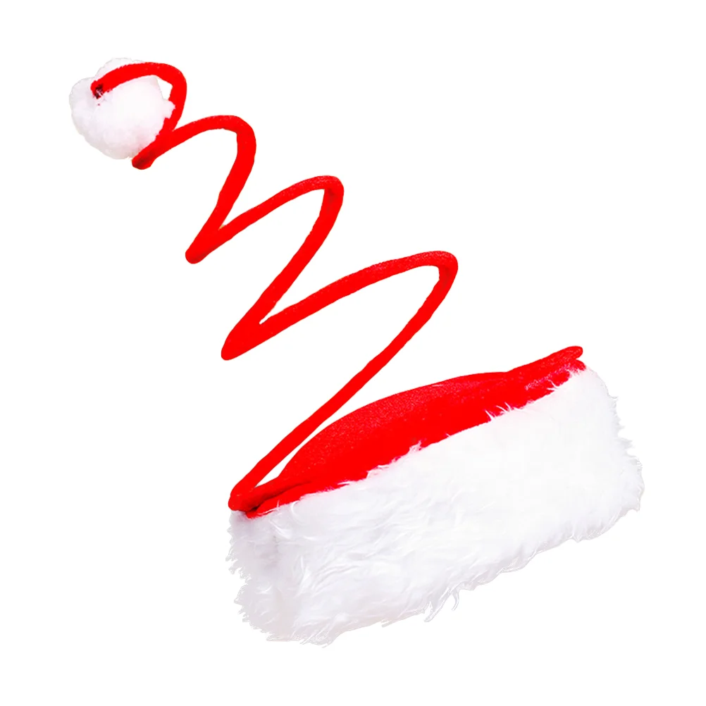 Coil Spring Christmas Hat Comfortable Holiday Headwear for Merry Christmas Ornament christmas spring hat