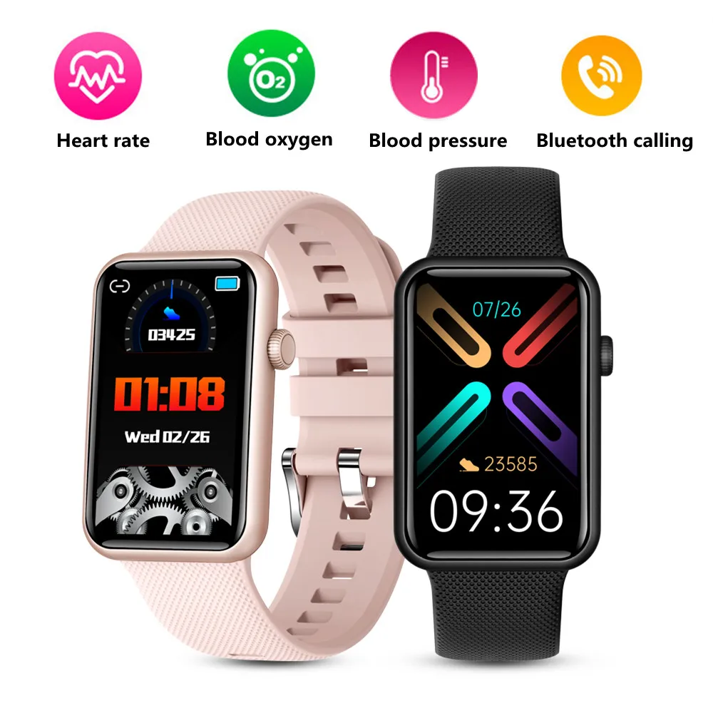 HT5 Men Pedometer Smart Watch 1.57 Touch Screen Bluetooth Call Women Sports Fitness Bracelet Heart Rate Oximeter For Android IOS