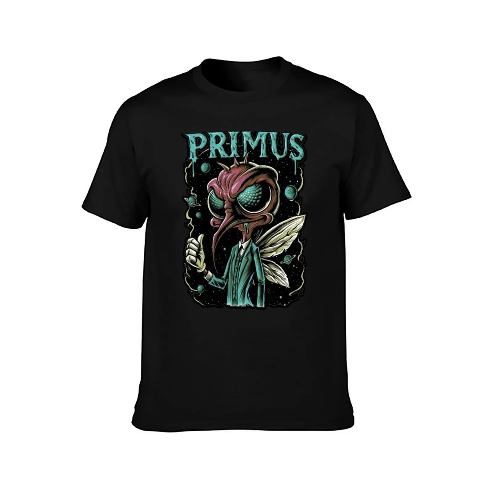Primus T-Shirt Summer Casual Cotton Tee Oversized Streetwear Tops Vintage Graphic Print Loose Fit Short Sleeve 100% Cotton