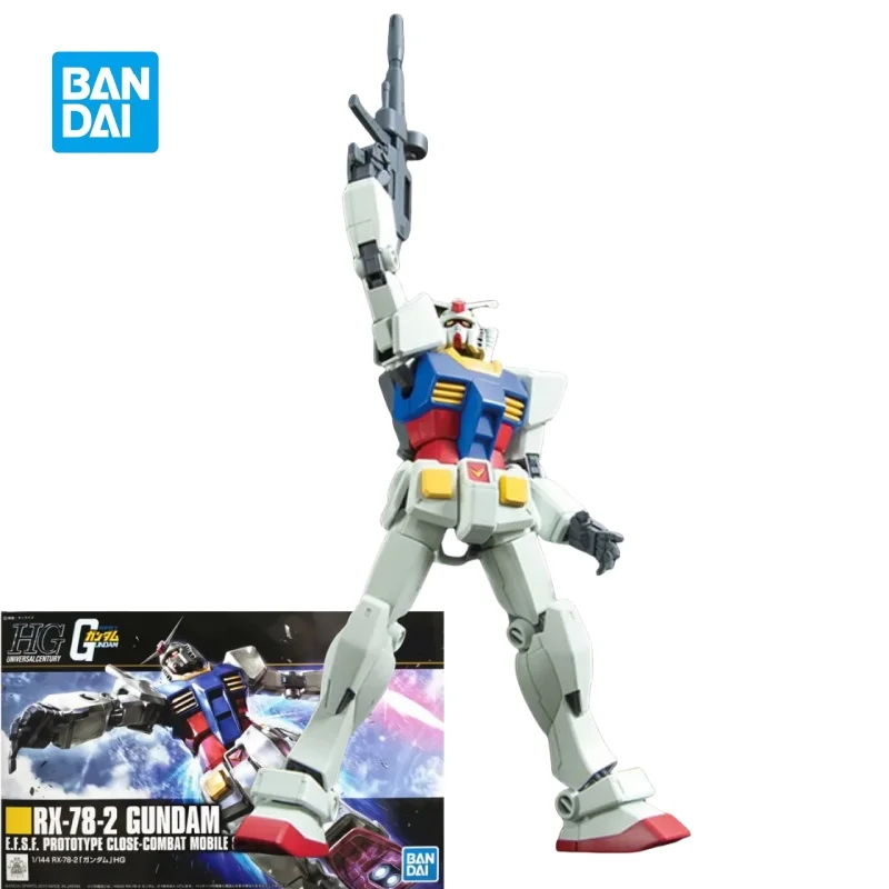 

Genuine Bandai Gundam Assembly Model 1/144 HGUC 191 RX-78-2 REVIVE Action Doll Desktop Decoration Collection Ornament Toy Gift