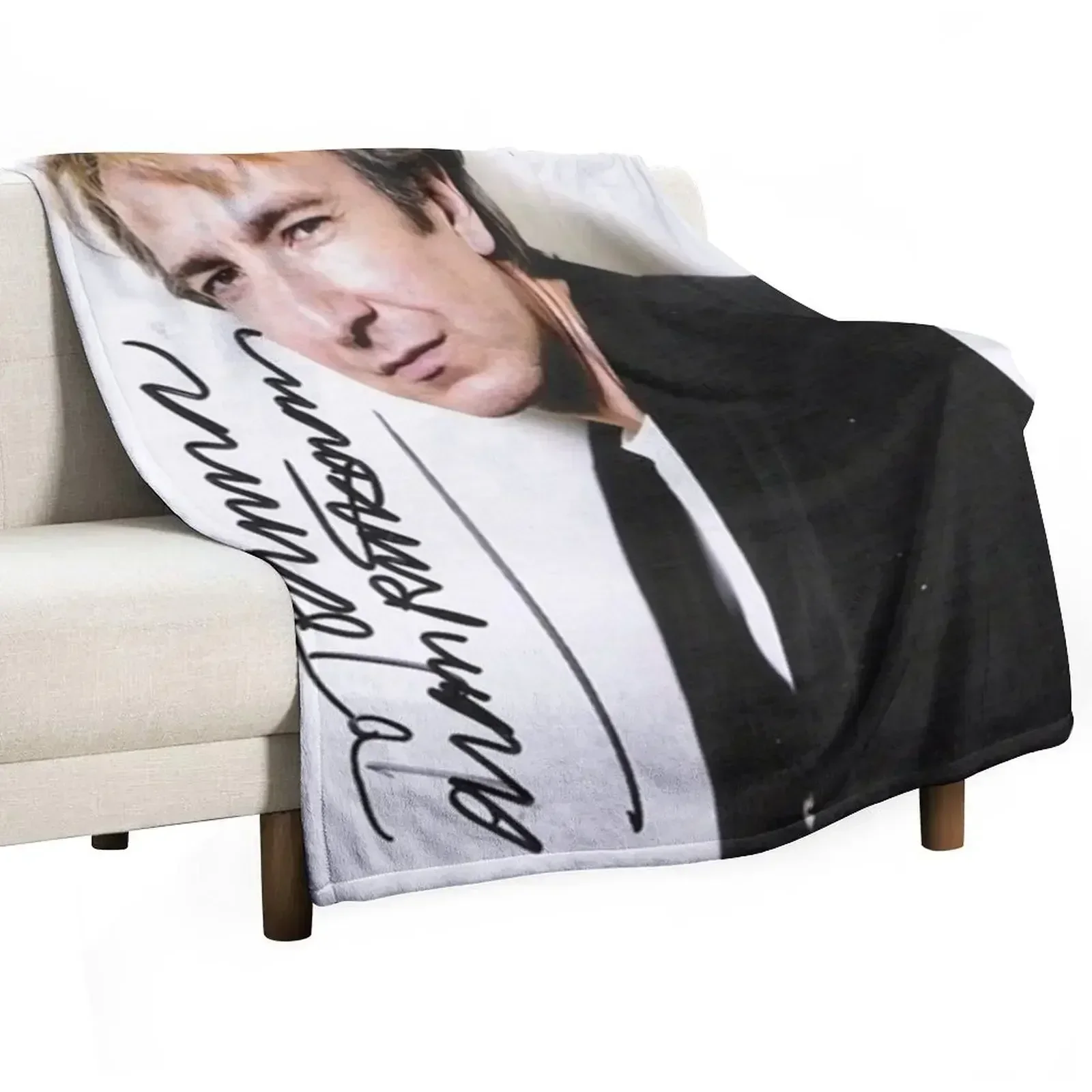 alan rickman Signed Poster Throw Blanket cosplay anime christmas decoration Blankets