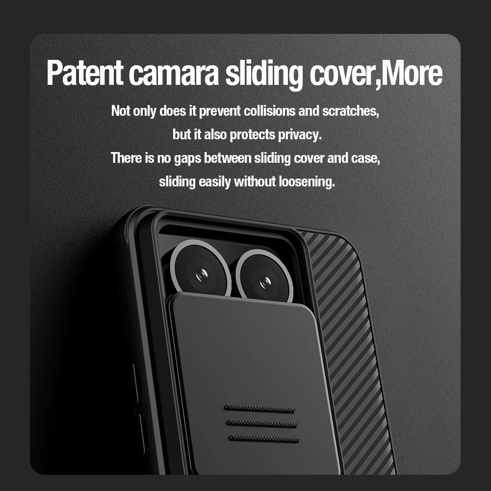 Camera Protection Case For Xiaomi mi 14T Cover mi 14T Pro Cases NILLKIN Camshield Slide Protect Lens TPU Bumper Shockproof