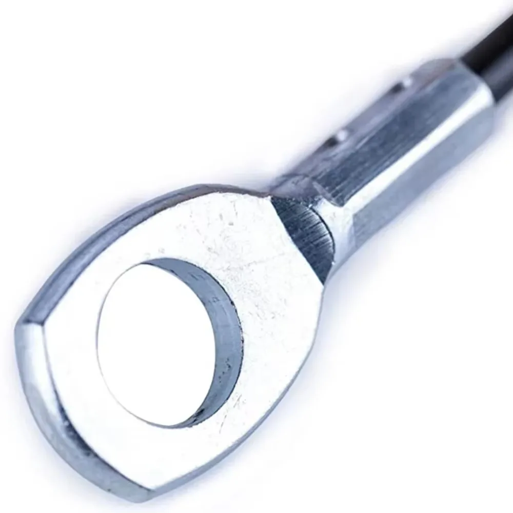 

Adjustable Fitness Machine Replacement Cable DIY Heavy Duty Gym Steel Wire Rope High Load Bearing 1.4/1.8/2/2.5M Pulley Cable