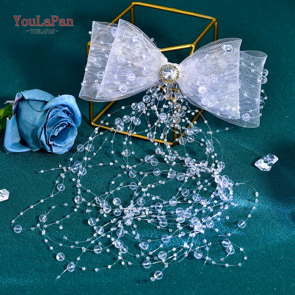 TOPQUEEN Crystal Elegant Hairpin Wedding Headpiece Women Hair Accessories Handmade Hair Ornaments Banquet Party Jewelry HP941