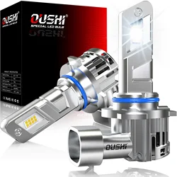 2pcs High Power Hir2 9012 LED Headlight Bulbs Super Bright Powerful No Adapter Required Car Turbo Diode White Moto Fog Lamp 12v