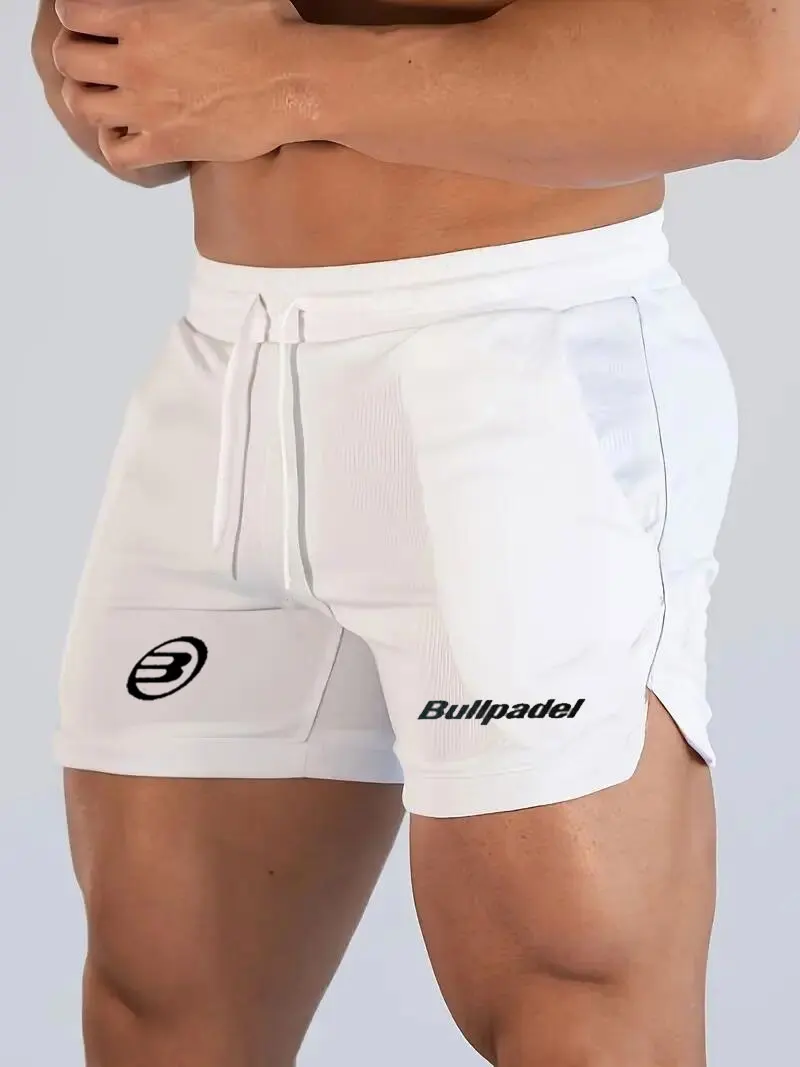 Men's summer sports shorts - made of breathable polyester, these casual athletic shorts with pockets are perfect for running, hi