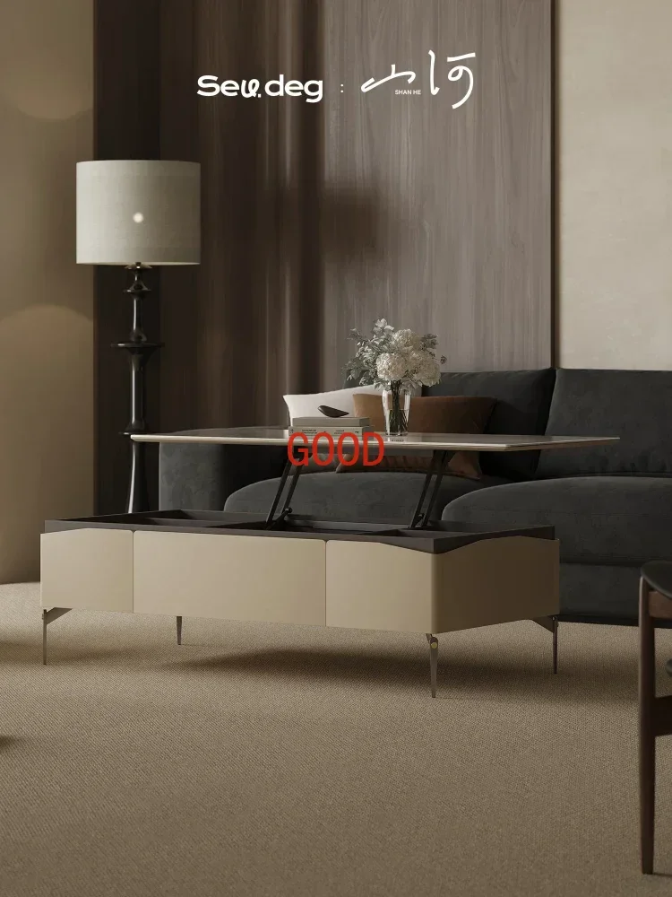 Lifting Coffee Table Small Apartment Home Minimalist High-End