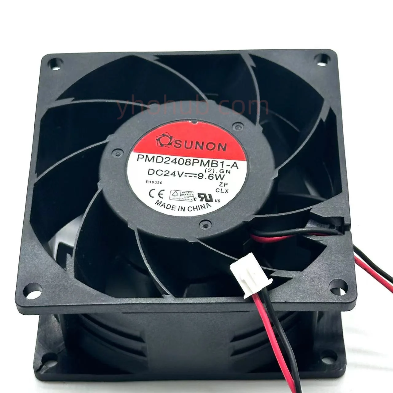 SUNON PMD2408PMB1-A (2).GN DC 24V 9.6W 80x80x38mm 2-Wire Server Cooling Fan