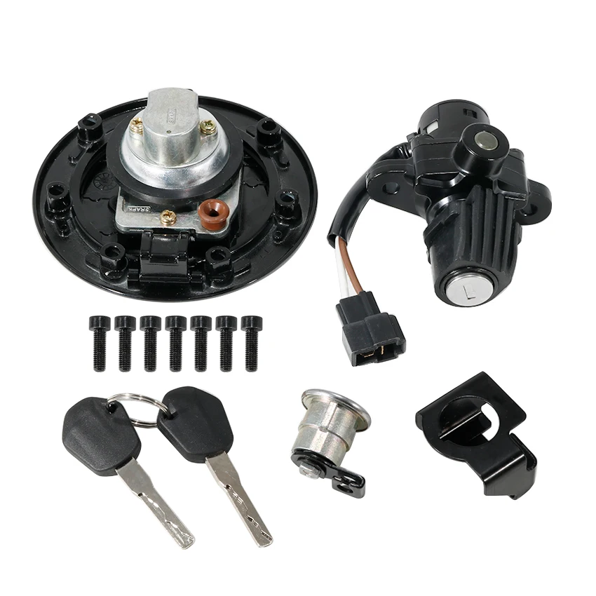Motorcycle Fuel Gas Tank Cap Cover Lock Set For KTM 125 200 250 390 Duke ABS OEM:90211066144 94311066044