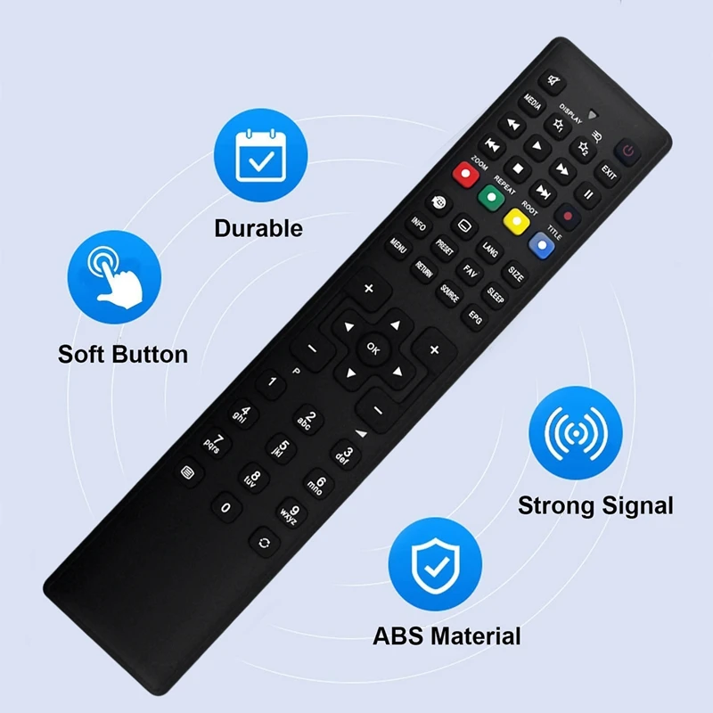 Replace RC1208 Remote Control For Medion TV MD 30297 MD20255 MD20294 MD21080 MD21106 MD21131 MD21161 MD21189 MD21166 Accessories