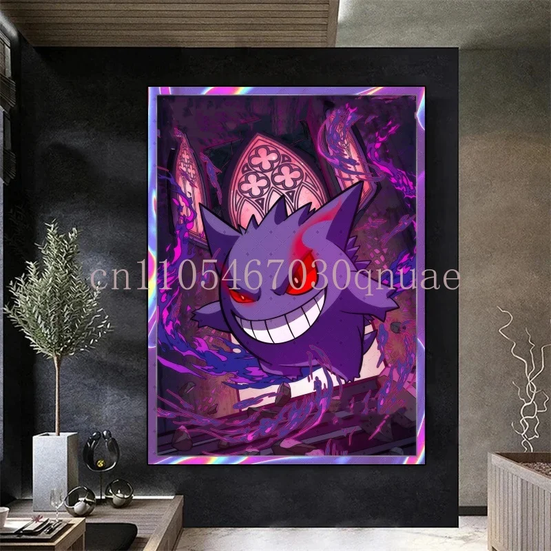 

Anime Pokemon Canvas Painting Bulbasaur Charmander Squirtle Poster and Print Watercolor Wall Art Picture Home Decor Kids Gifts